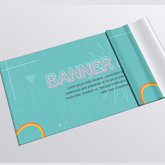 Custom-size banners