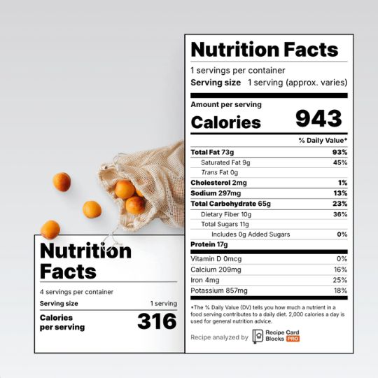 Ingredient / Nutritional Labels